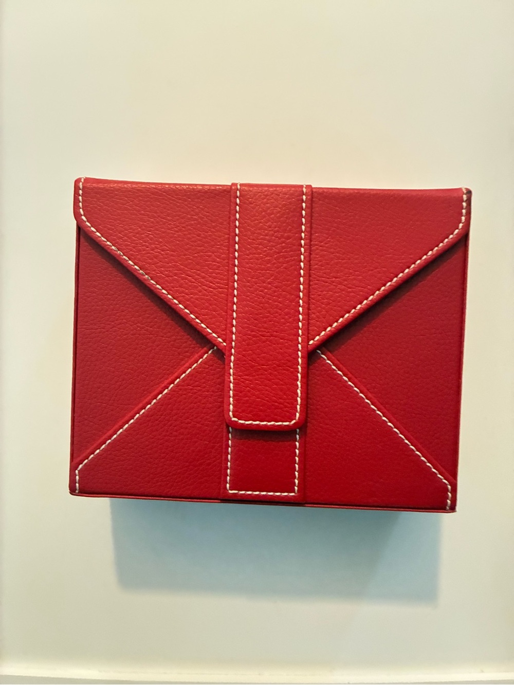 Red Envelope-Style Women's Clutch Bag